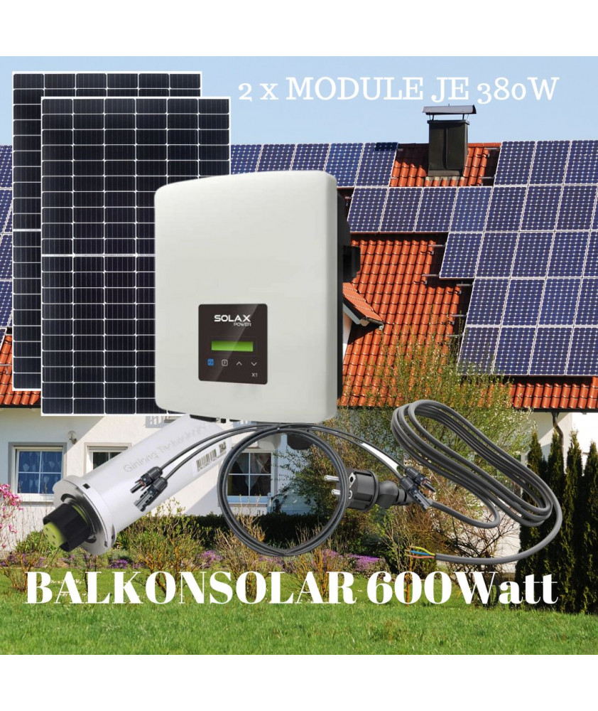 BalkonSolar Solax 600 Watt 2 Module